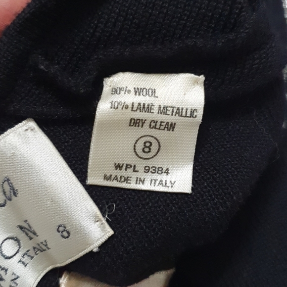 Vintage Francesca for Damon Blended Wool Ruffld Cuff Dress - Picture 8 of 12